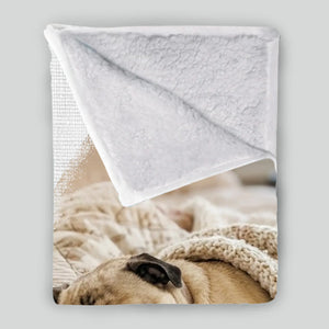 Personalized Pug Lover Blanket With Name - Thank You For Letting Me Be Part Of Your Life | 89Prints