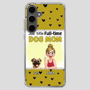 Custom Pug Lover Phone Case - Full-time Dog Mom Gift For Dog Owners | 89Prints