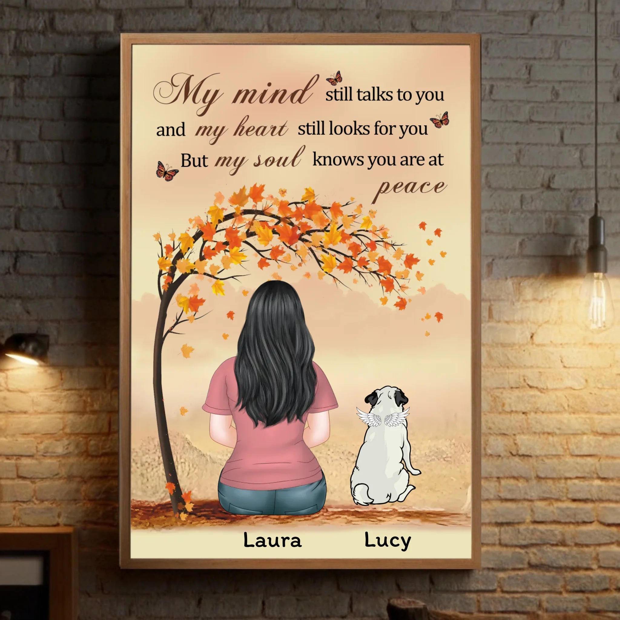 Personalized Pug Lover Poster – In Loving Memory Design | 89Prints