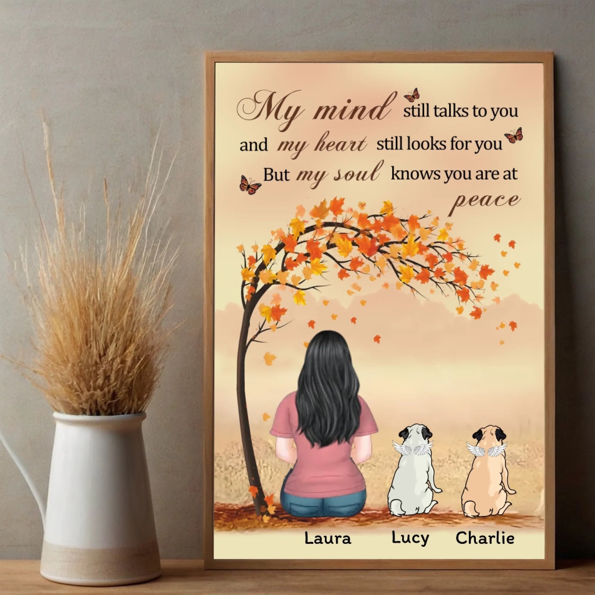 Personalized Pug Lover Poster – In Loving Memory Design | 89Prints