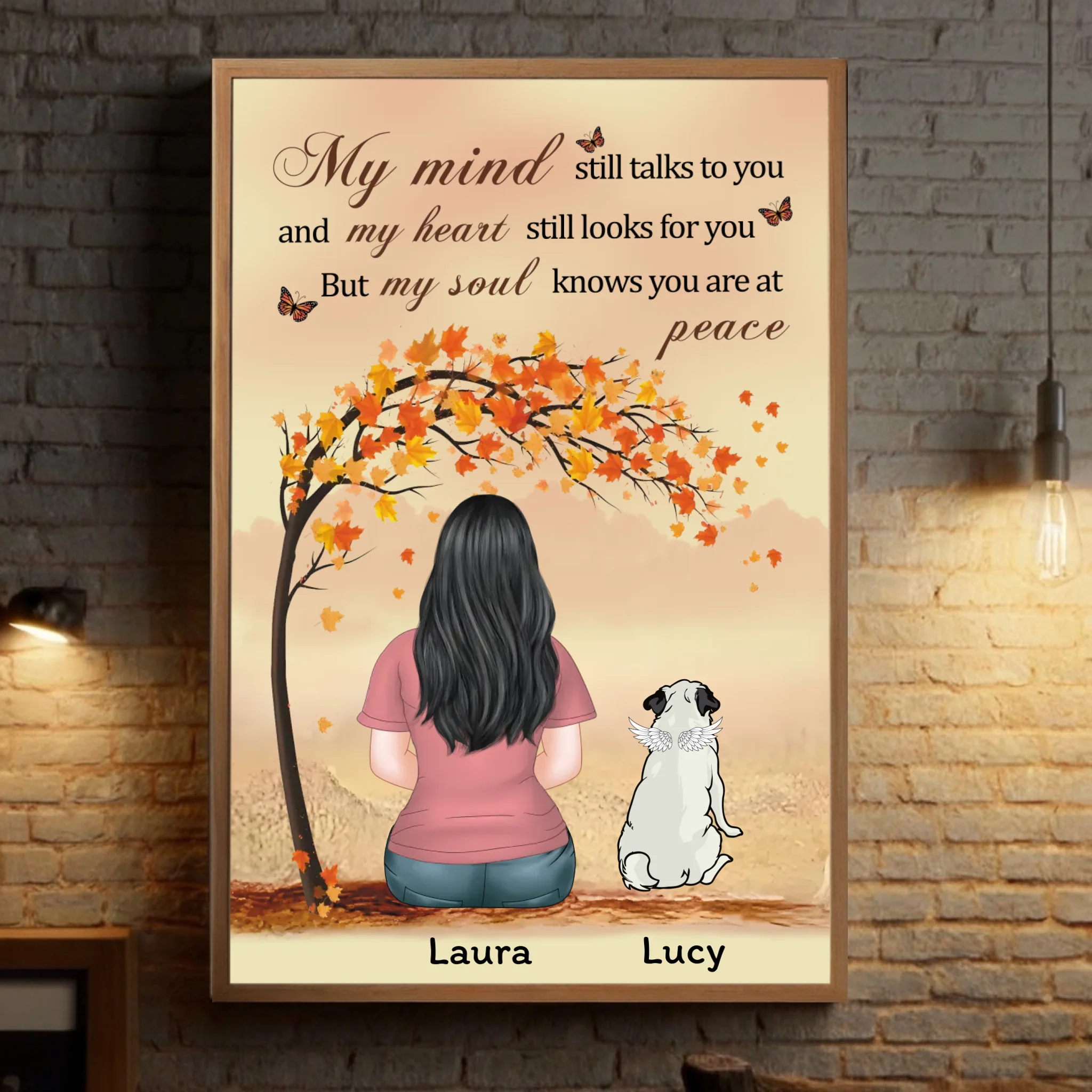 Personalized Pug Lover Poster – In Loving Memory Design | 89Prints