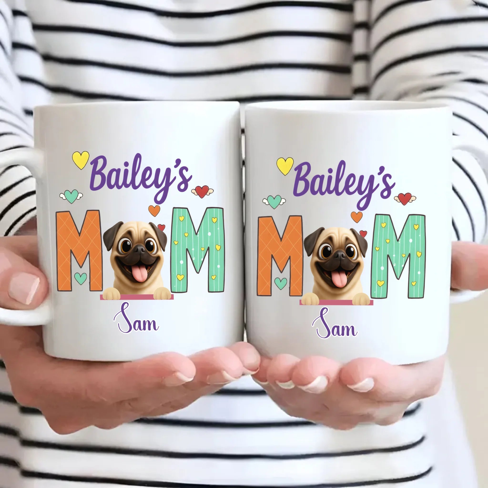 Custom Pug Lover Mug – Personalized Unique Gift For Dog Moms | 89Prints