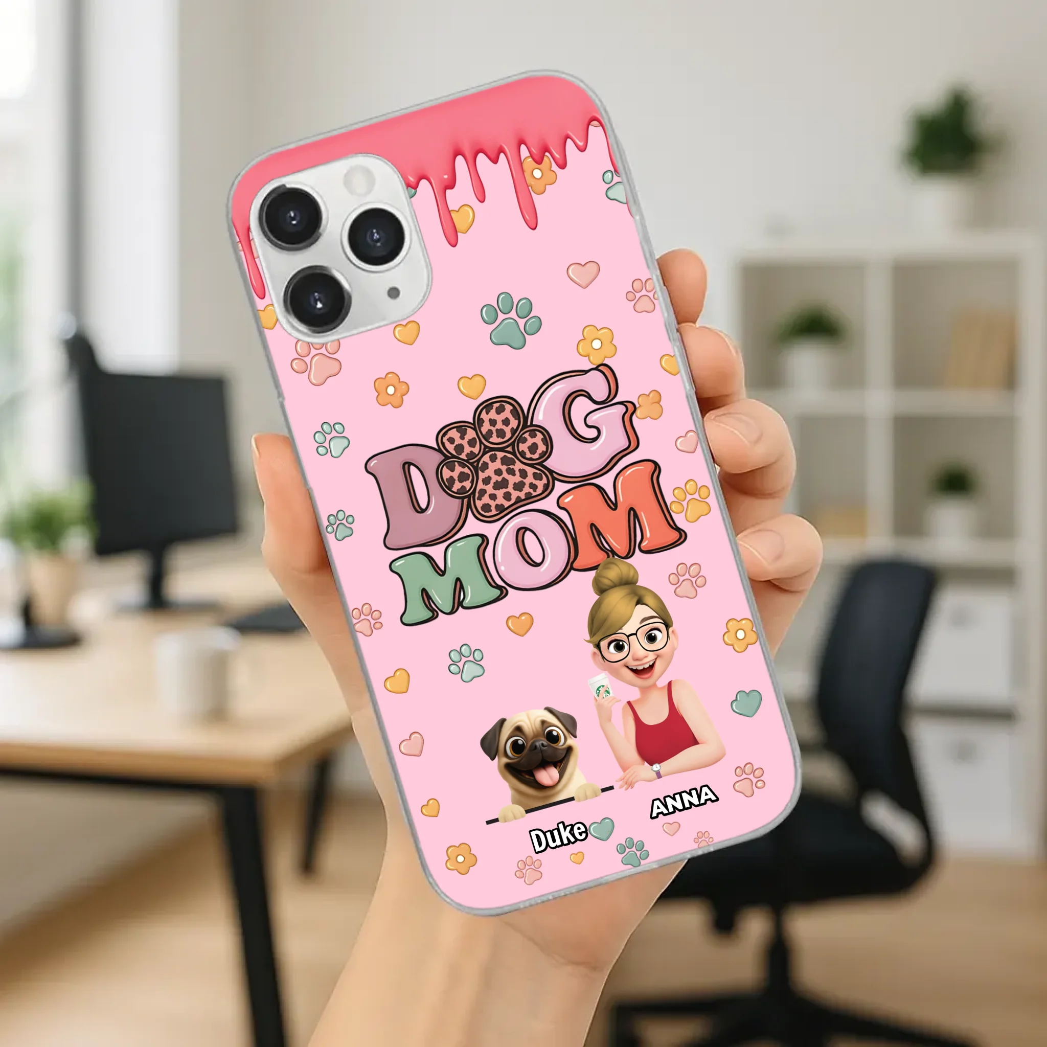 Custom Pug Phone Case – Lightweight, Durable, Fade-Resistant Design | 89Prints