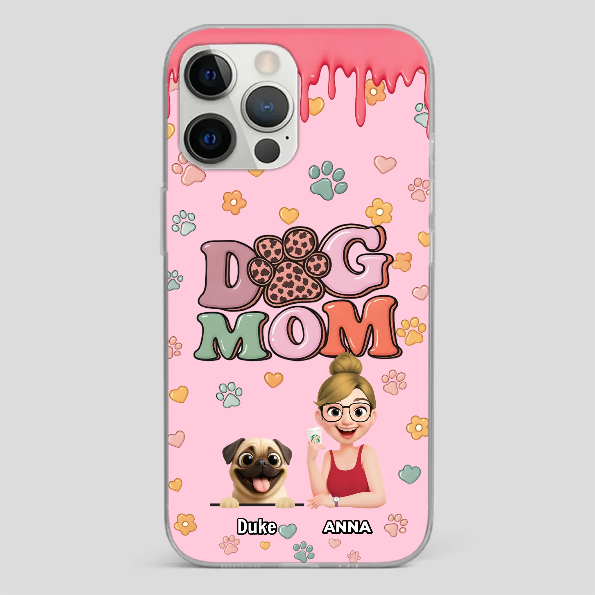 Custom Pug Phone Case – Lightweight, Durable, Fade-Resistant Design | 89Prints