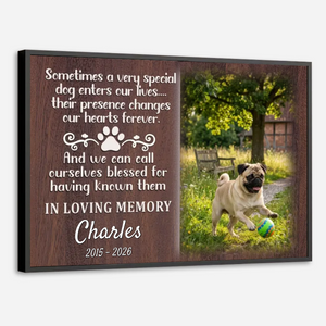 Personalized Pug Memorial Poster – Forever In Our Hearts Tribute For Your Beloved Dog | 89Prints