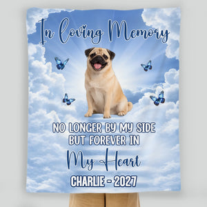 Custom Pug Blanket With Name - In Loving Memory Gift For Dog Lovers | 89Prints