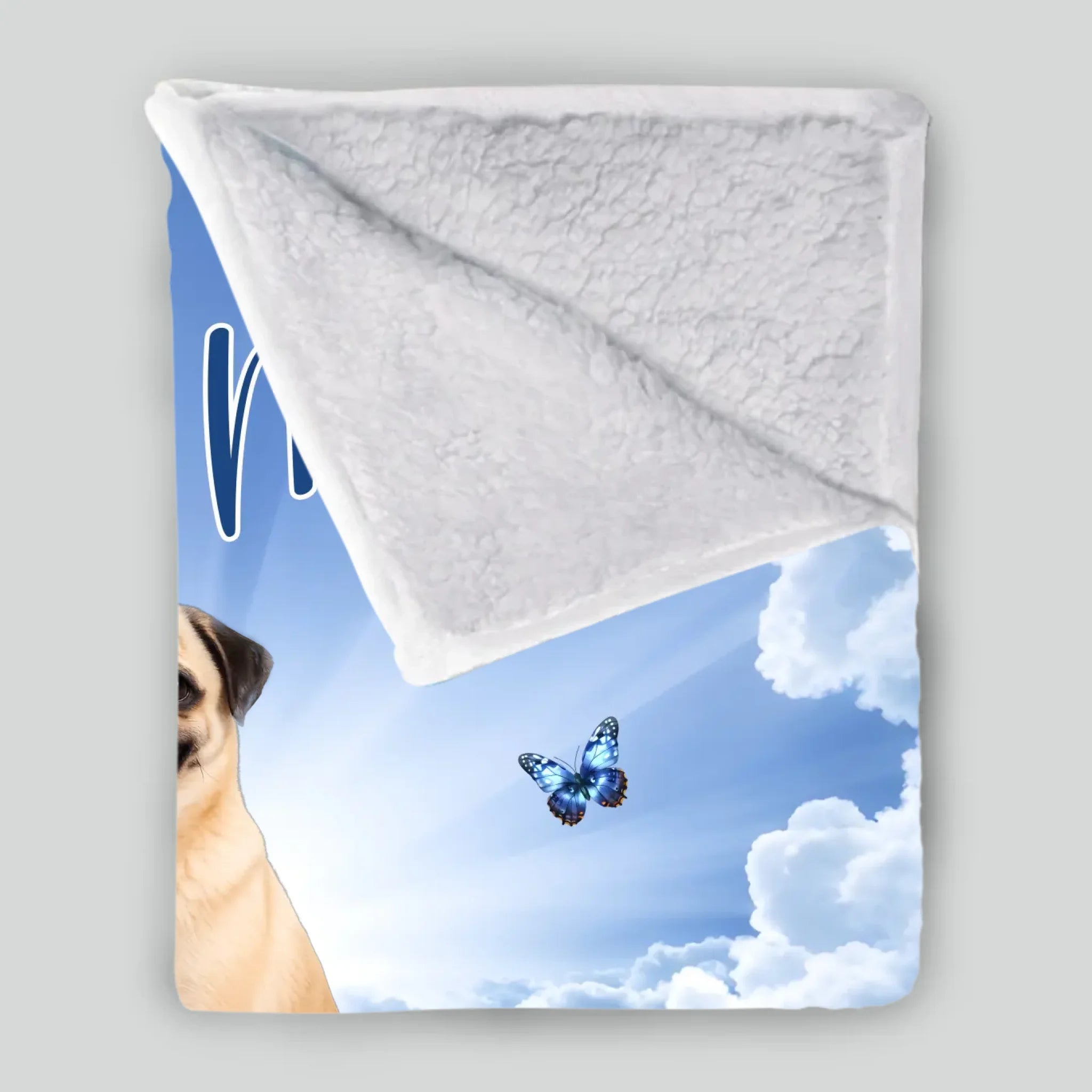 Custom Pug Blanket With Name - In Loving Memory Gift For Dog Lovers | 89Prints