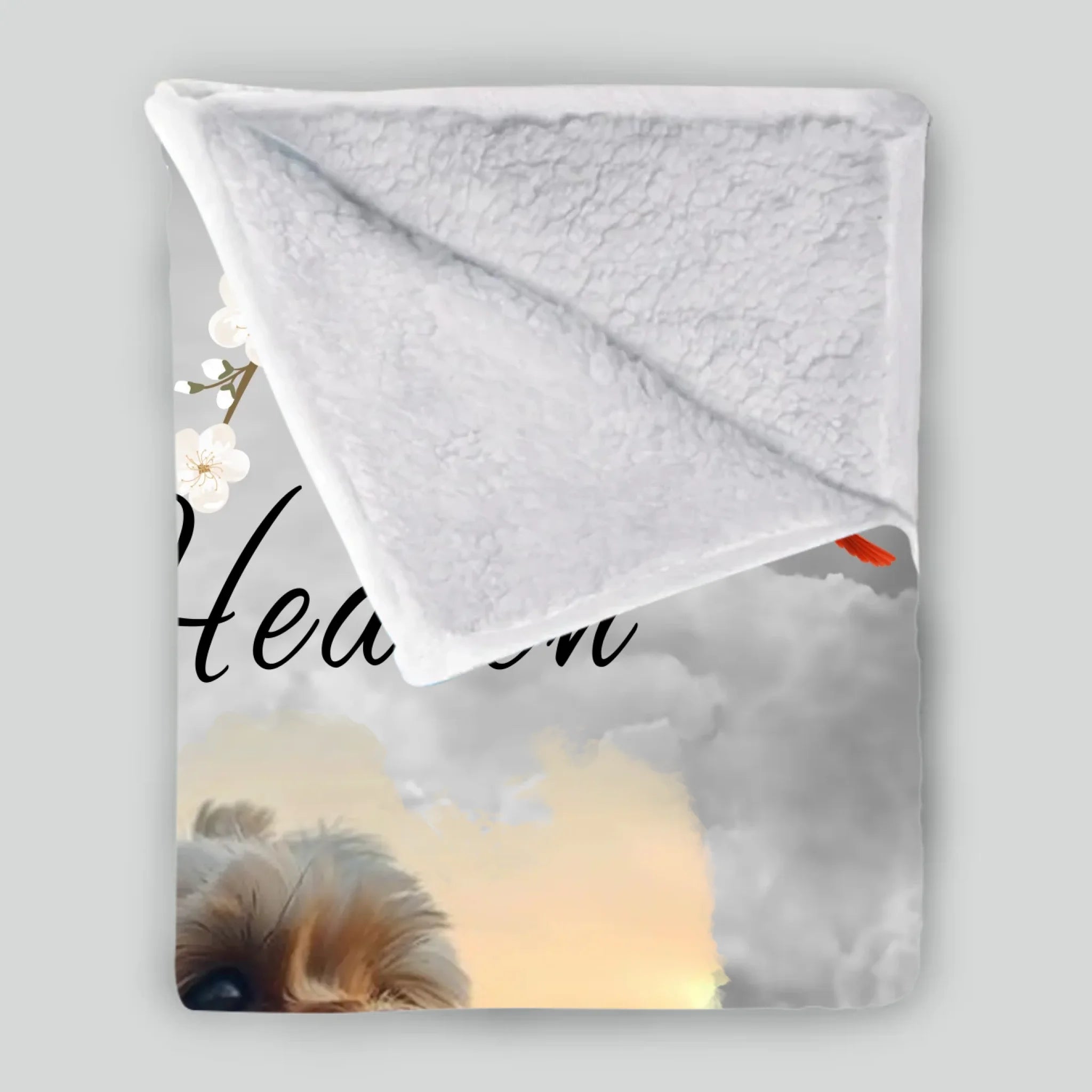 Personalised Dog Memorial Gifts Blanket - A Hug From Heaven, Presents For Dog Lovers - 89Prints