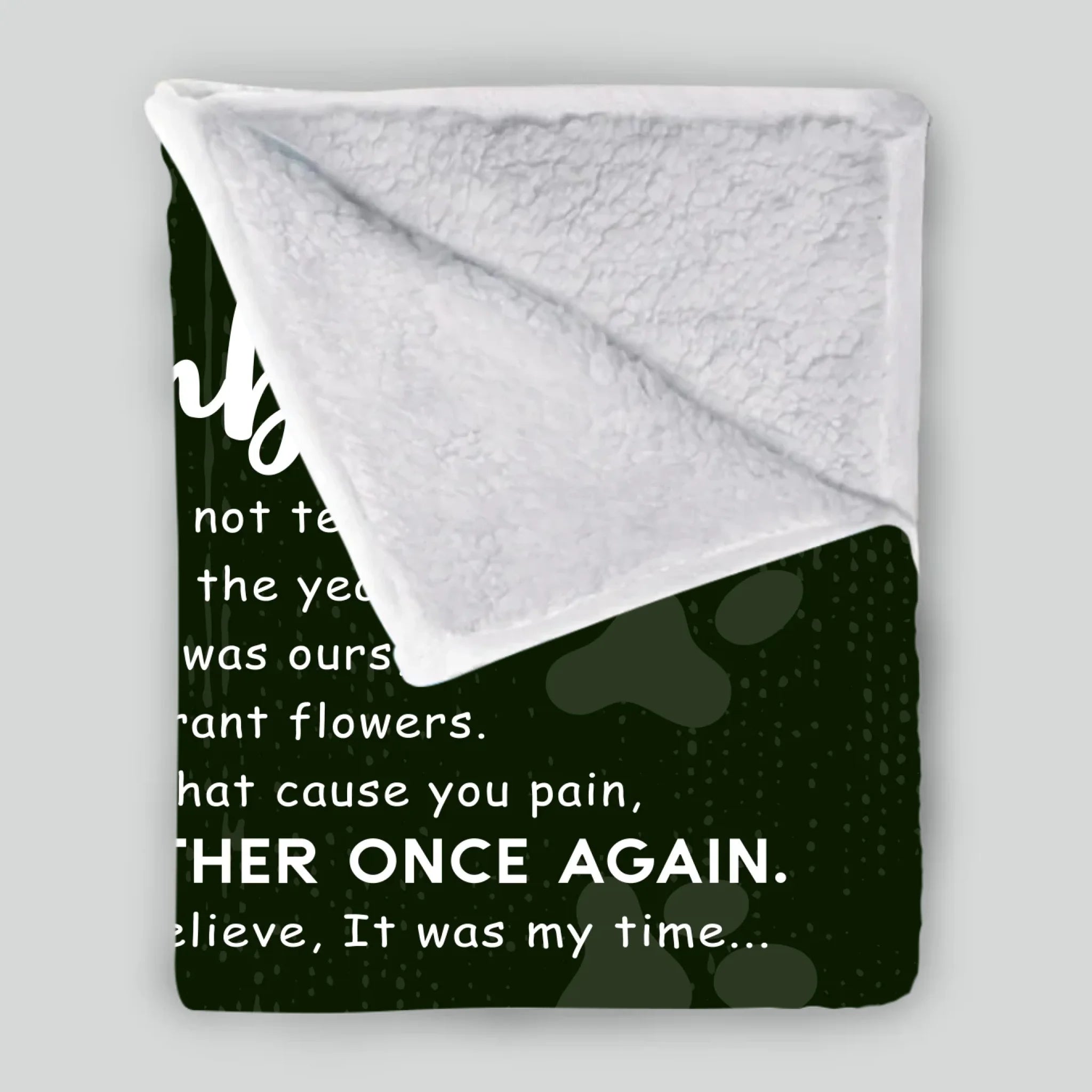 Personalized Dog Loss Blanket - Forever In My Heart Memorial Gift For Dog Owners - 89Prints