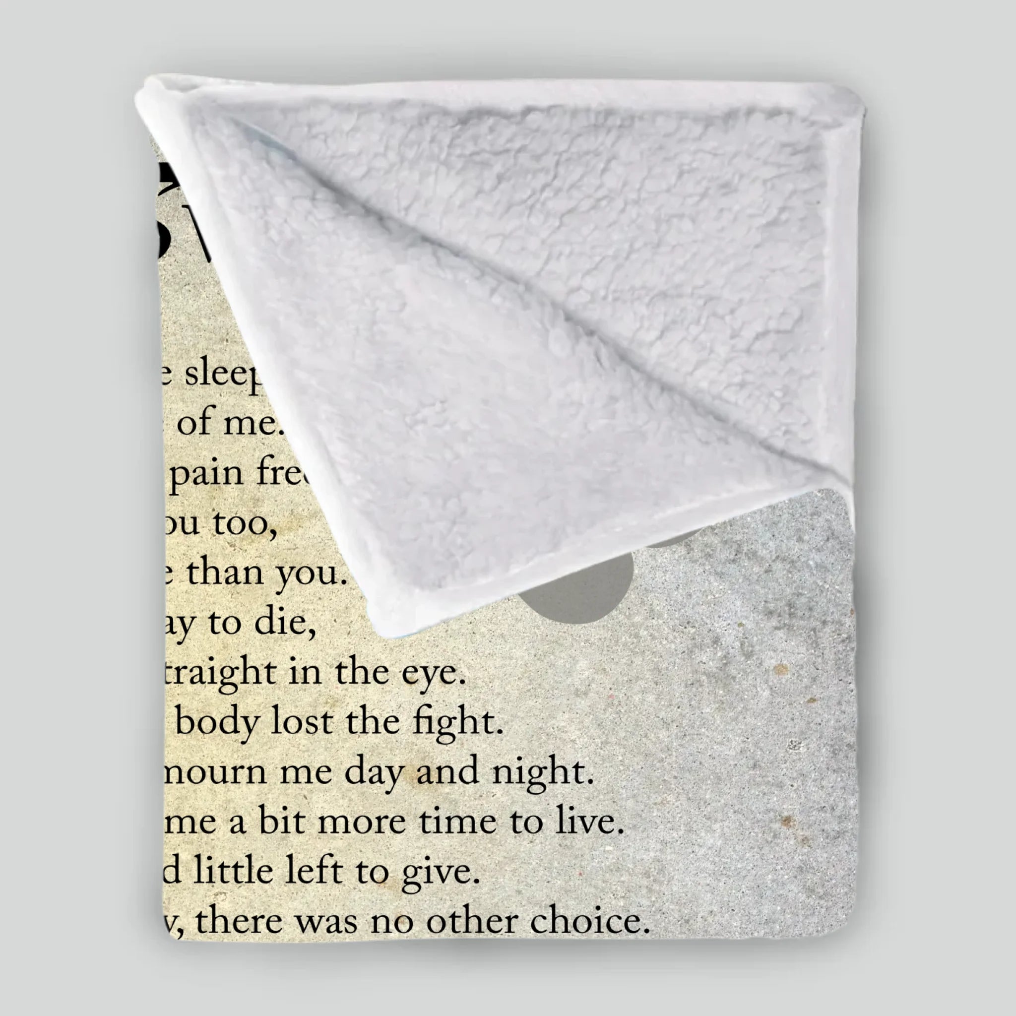 Customized Dog Portrait Blanket - Don't Cry Sweet Mama, Gifts For Dog Parents - 89Prints