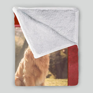 Custom Photo Dog Blanket - Don't Cry for Me Mom, Dog Presents For Humans - 89Prints