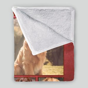 Custom Photo Dog Blanket - Don't Cry for Me Mom, Dog Presents For Humans - 89Prints