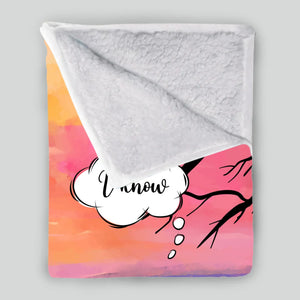 Custom Dog Memorial Blanket - The Sunset Conversation, Gifts With Dogs On Them - 89Prints