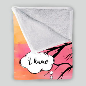 Custom Dog Memorial Blanket - The Sunset Conversation, Gifts With Dogs On Them - 89Prints