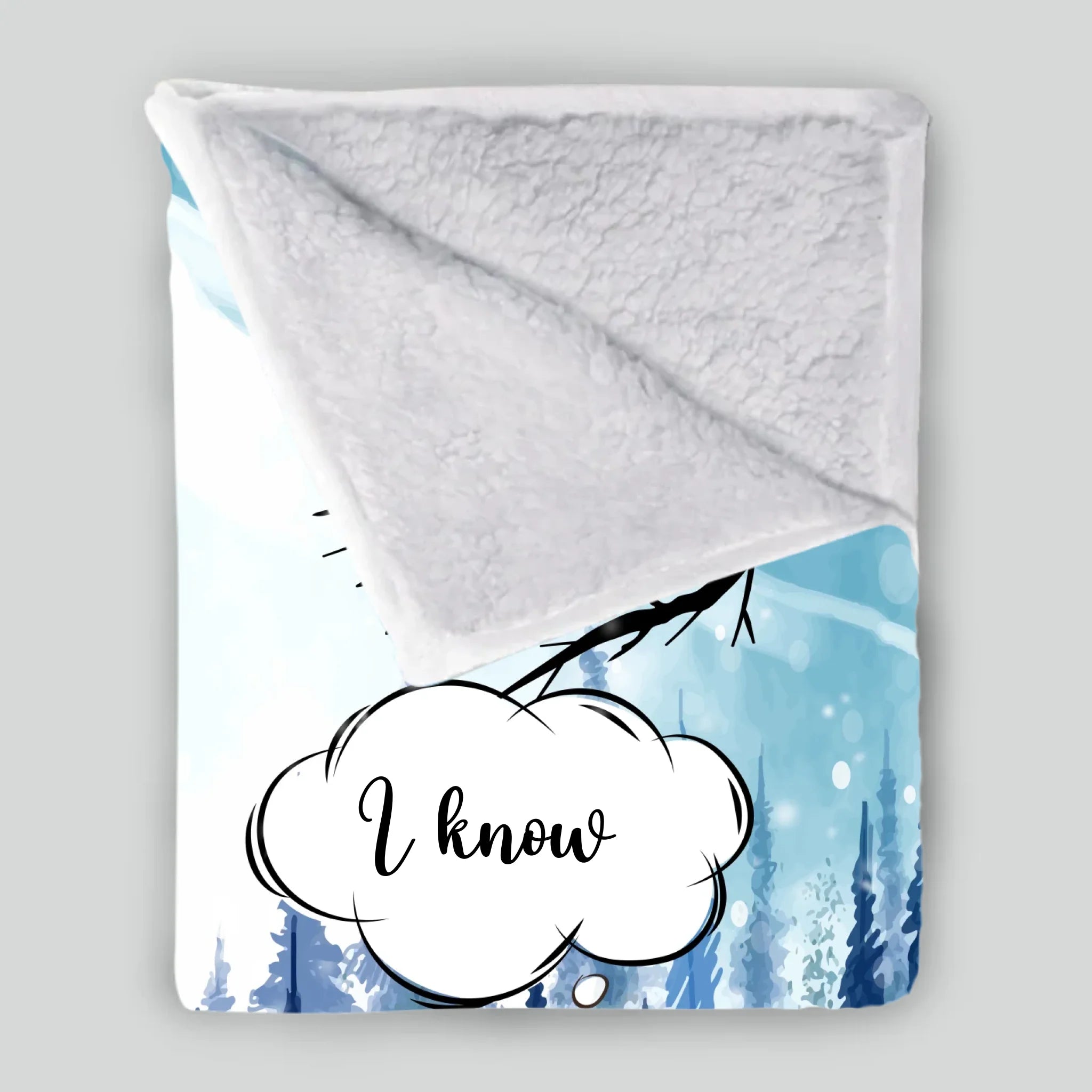 Customized Dog Memorial Gifts Blanket - The Winter Bridge Conversation, Dog Related Gift Ideas - 89Prints