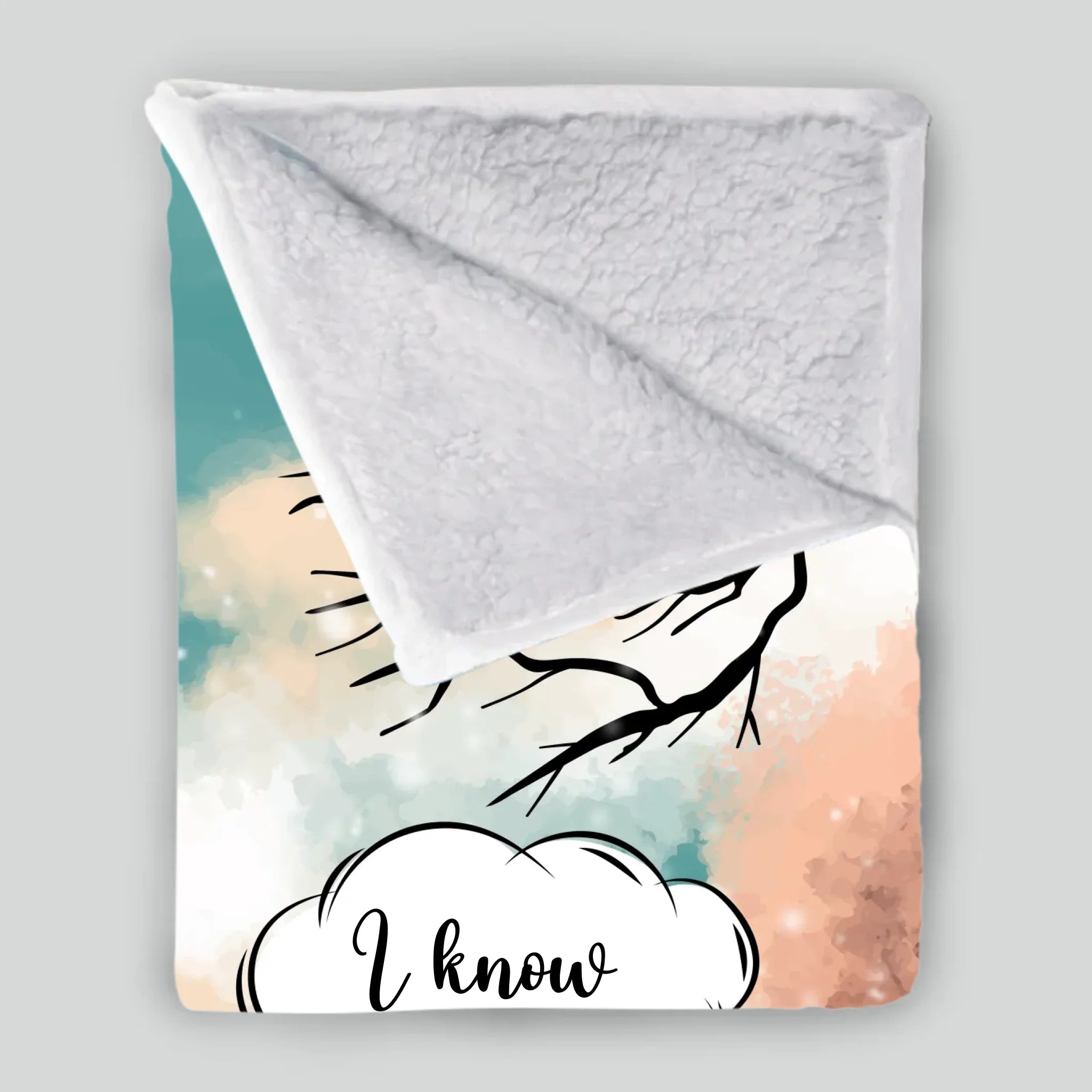 Customized Dog Remembrance Blanket - The Mountain Echo Conversation, Gifts To Give Dog Owners - 89Prints