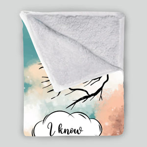 Customized Dog Remembrance Blanket - The Mountain Echo Conversation, Gifts To Give Dog Owners - 89Prints