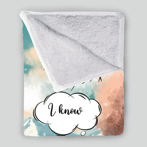 Customized Dog Remembrance Blanket - The Mountain Echo Conversation, Gifts To Give Dog Owners - 89Prints