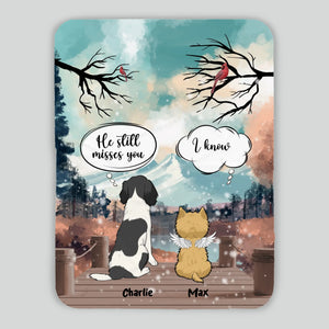 Customized Dog Remembrance Blanket - The Mountain Echo Conversation, Gifts To Give Dog Owners - 89Prints