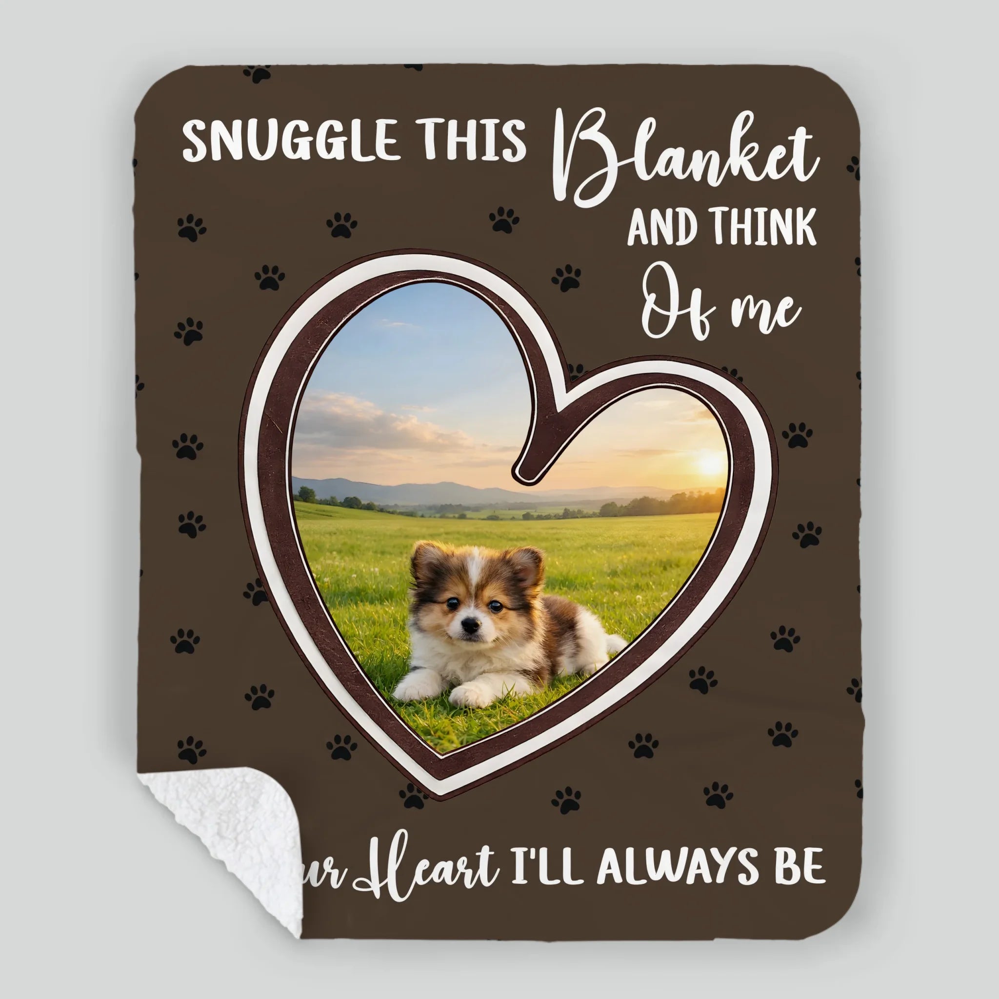 Customized Paws Dog Blanket - Snuggle This Blanket, Gift Ideas For Dog Owners - 89Prints