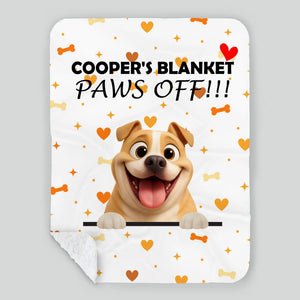 Customized Dog Print Blanket - Funny 