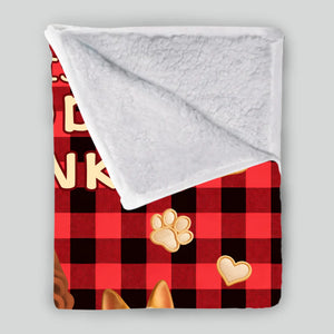 Customized Soft Blanket With Dogs On It - This Is Cuddle, Dog And Owner Gifts - 89Prints