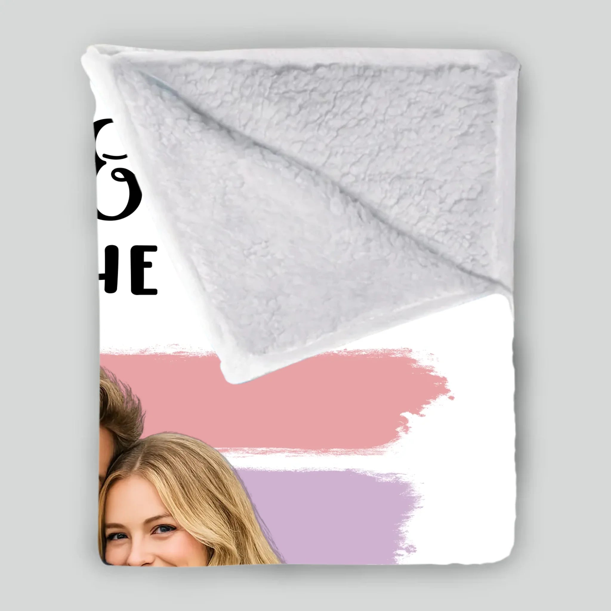 Personalised Sherpa Fleece Dog Blanket - Retro Sunset Stripes with 