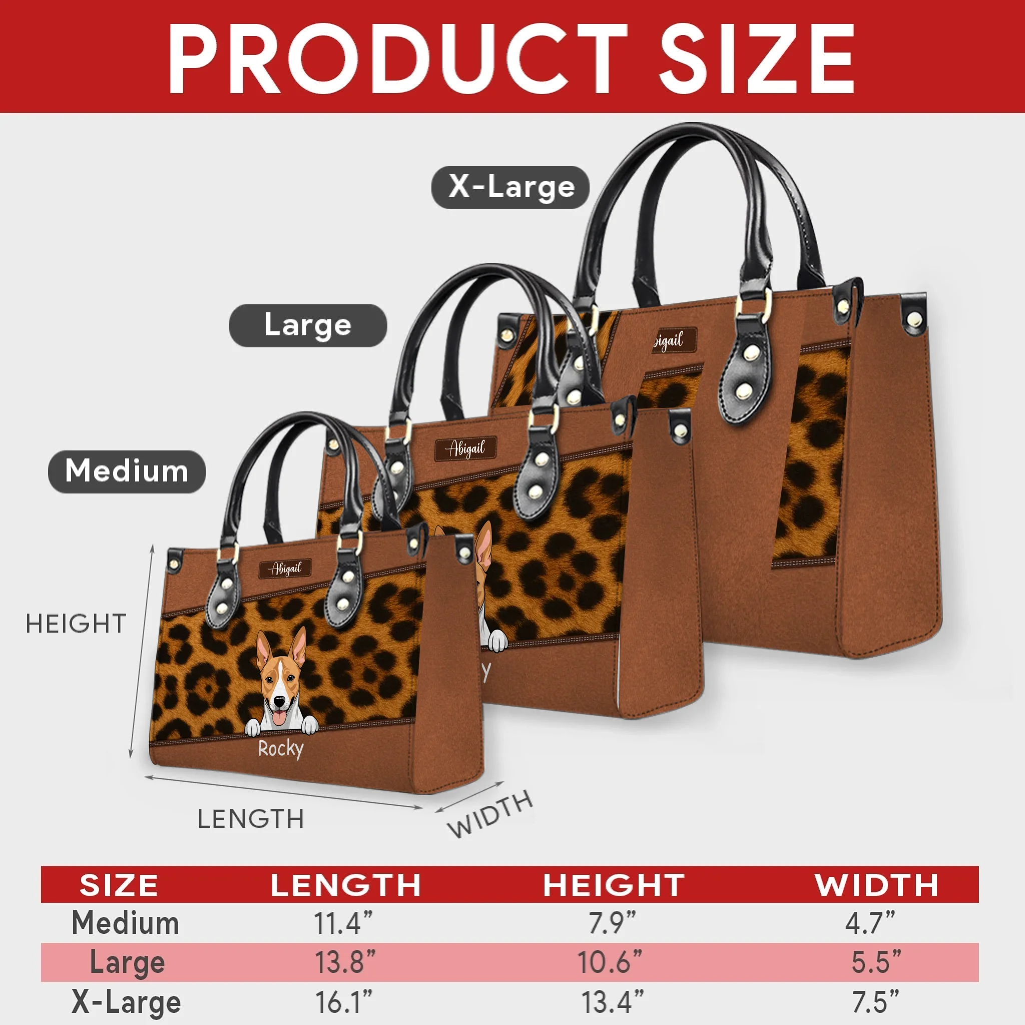 Custom Dog Mum Gifts - Chic Leopard Print Quilted Handbag Dog Owner Gift – 89Prints