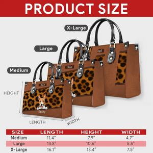 Custom Dog Mum Gifts - Chic Leopard Print Quilted Handbag Dog Owner Gift – 89Prints