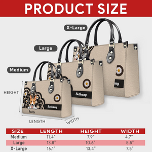 Custom Dog Bag 3D Print - Daisy Scalloped Frame Design Handbag Gifts For Dog Owners - 89Prints