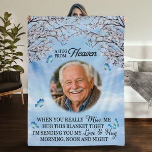 Personalized Remembrance Blanket – A Hug from Heaven to Warm Your Heart - 89Prints
