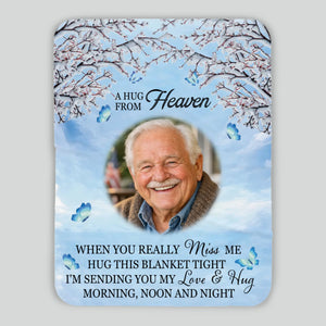 Personalized Remembrance Blanket – A Hug from Heaven to Warm Your Heart - 89Prints