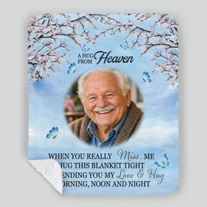 Personalized Remembrance Blanket – A Hug from Heaven to Warm Your Heart - 89Prints