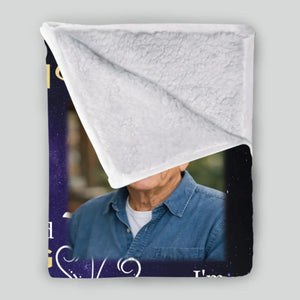 Personalized Hug from Heaven Memorial Blanket – Custom Photo & Name - 89Prints