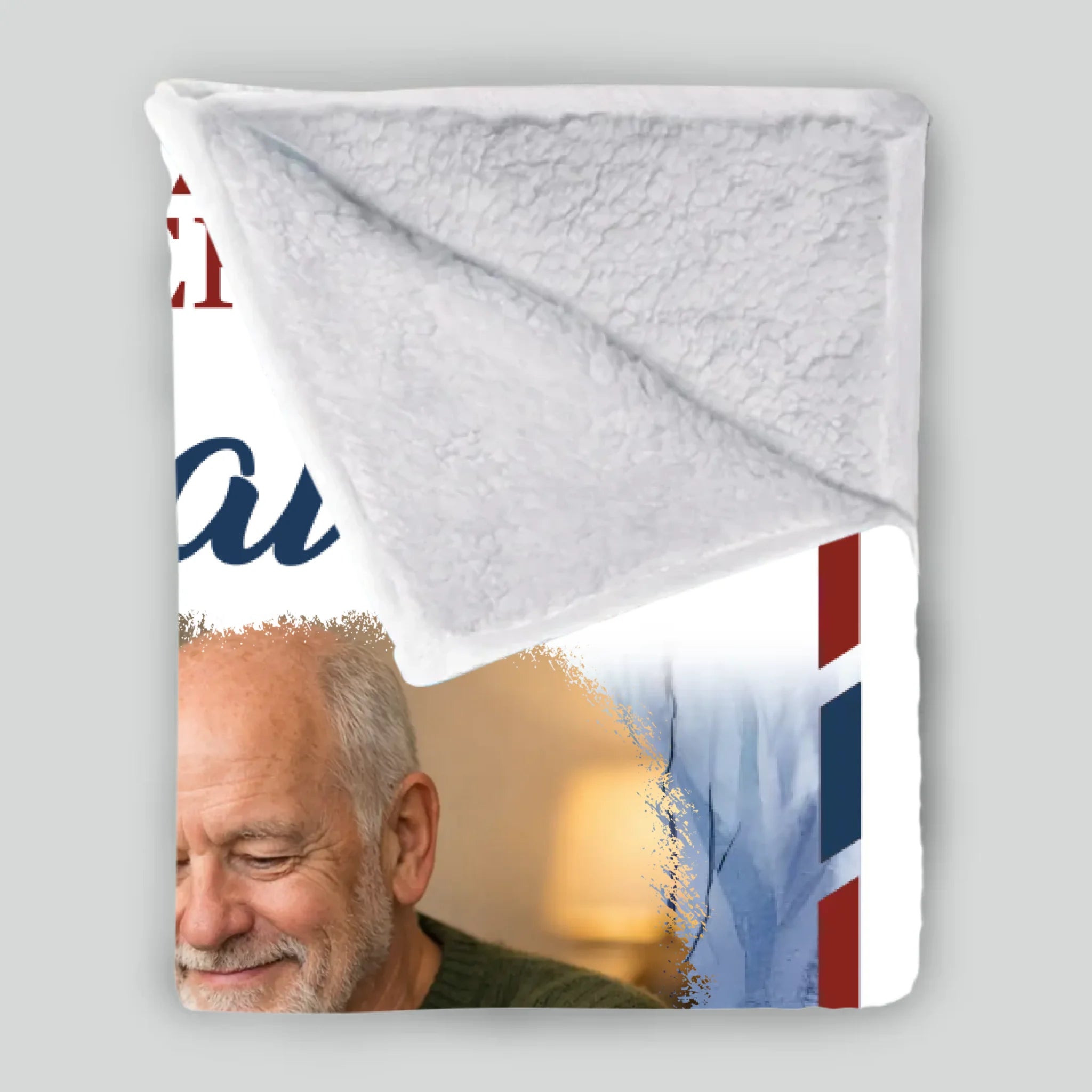 Personalized Memorial Blanket – “A Letter From Heaven” Design with Photo & Name - 89Prints