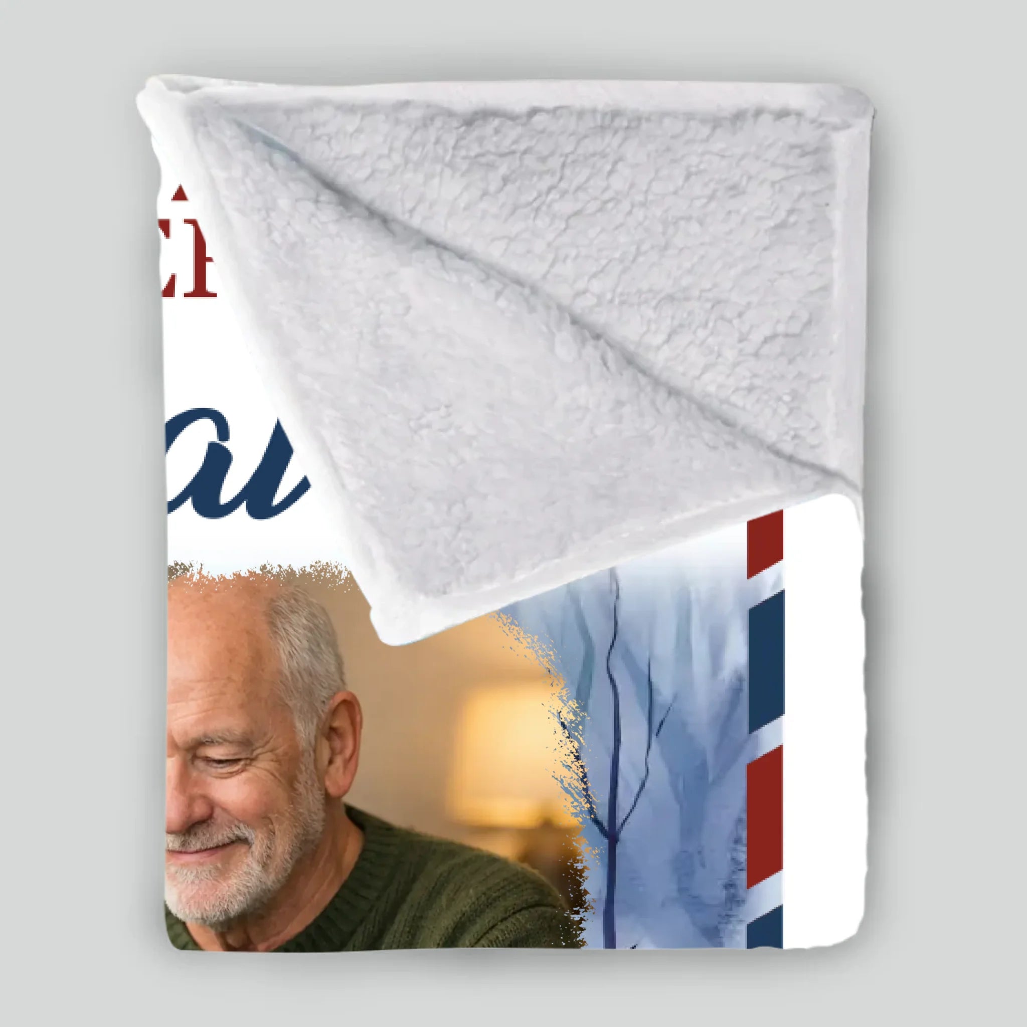 Personalized Memorial Blanket – “A Letter From Heaven” Design with Photo & Name - 89Prints