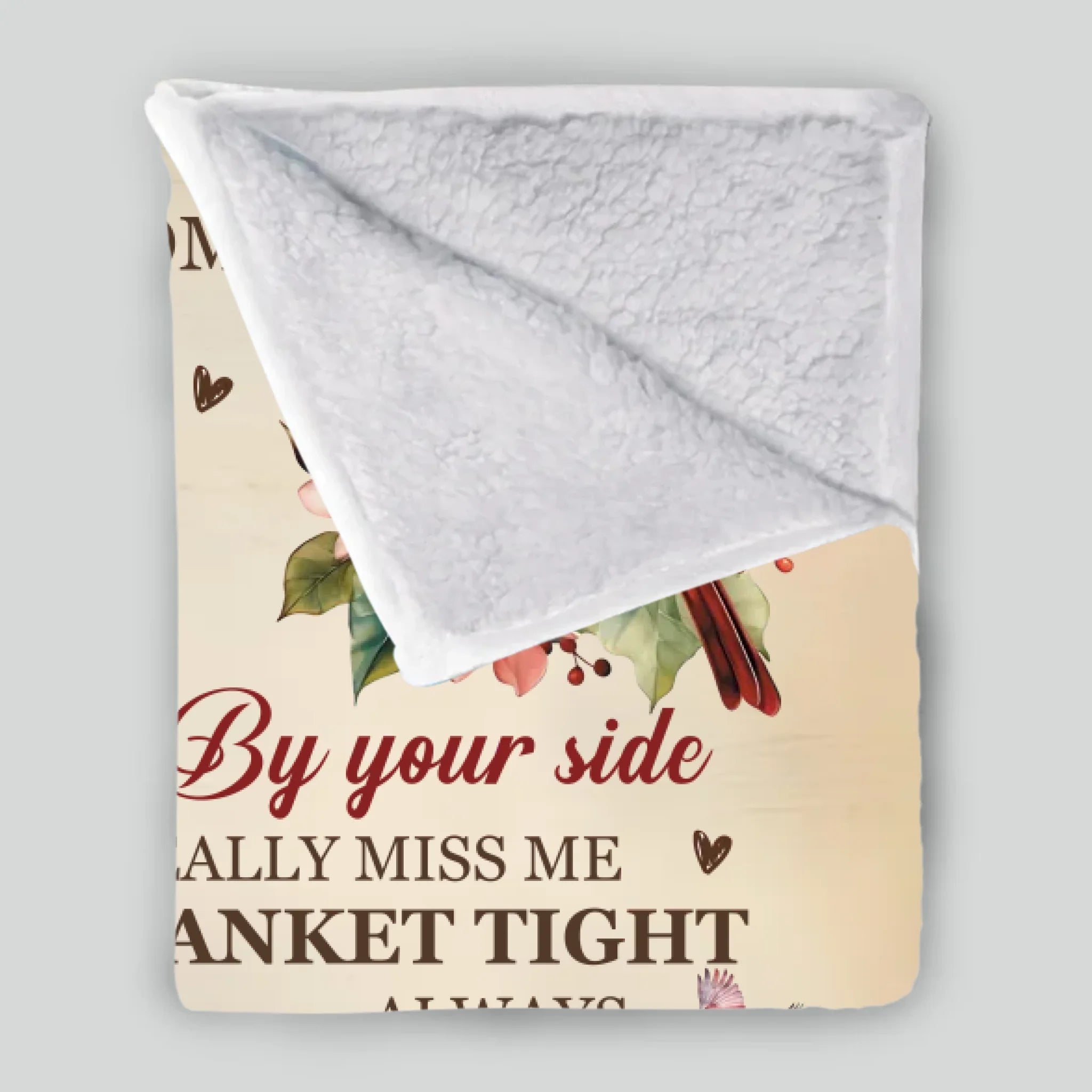 Personalized Memorial Blanket with Name and Photo – Custom Tribute Gift - 89Prints