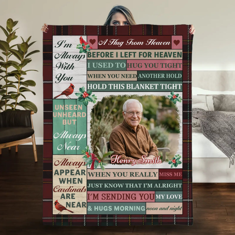 Custom Memory Blanket – Always With You, Forever in My Heart - 89Prints