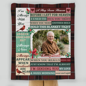 Custom Memory Blanket – Always With You, Forever in My Heart - 89Prints