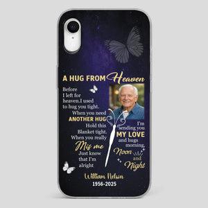 Heavenly Hug Grandpa Case – Personalized Memorial Gift Under the Night Sky - 89Prints