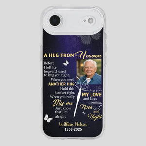 Heavenly Hug Grandpa Case – Personalized Memorial Gift Under the Night Sky - 89Prints