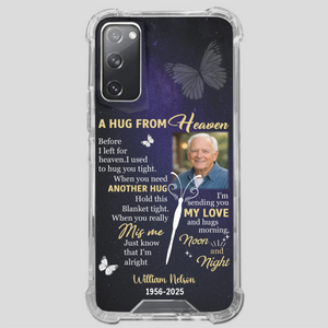 Heavenly Hug Grandpa Case – Personalized Memorial Gift Under the Night Sky - 89Prints