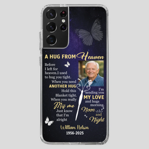 Heavenly Hug Grandpa Case – Personalized Memorial Gift Under the Night Sky - 89Prints