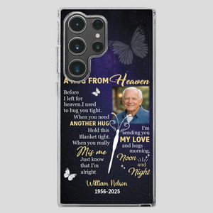 Heavenly Hug Grandpa Case – Personalized Memorial Gift Under the Night Sky - 89Prints