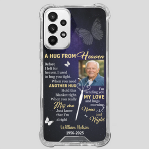 Heavenly Hug Grandpa Case – Personalized Memorial Gift Under the Night Sky - 89Prints