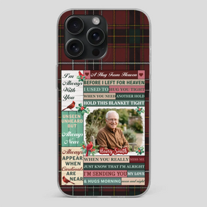Personalized “I’m Always With You” Grandpa Phone Case – Cardinal Memorial Gift - 89Prints