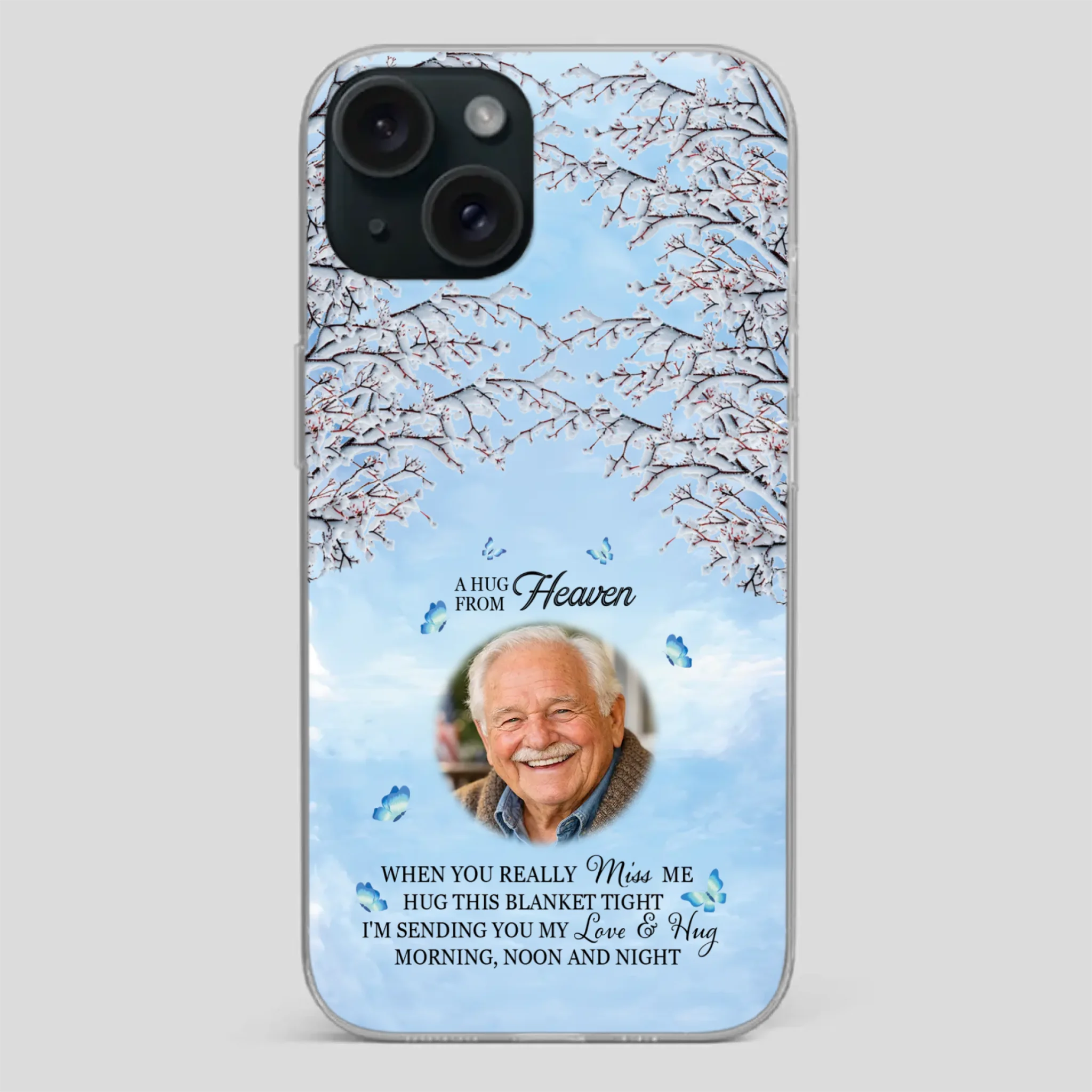 We Miss You Grandpa – Personalized Memorial Phone Case - 89Prints