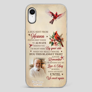 “A Hug Sent From Heaven” Grandpa Memorial Phone Case – Forever in My Heart - 89Prints