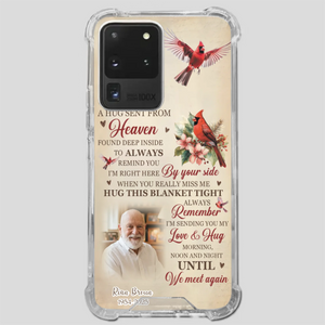 “A Hug Sent From Heaven” Grandpa Memorial Phone Case – Forever in My Heart - 89Prints