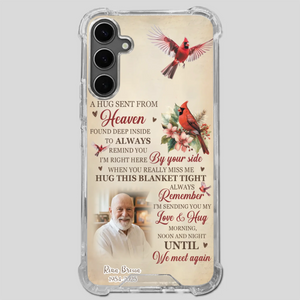 “A Hug Sent From Heaven” Grandpa Memorial Phone Case – Forever in My Heart - 89Prints